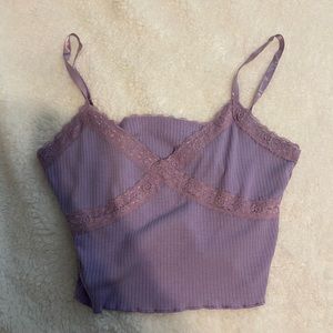 Size small cropped top